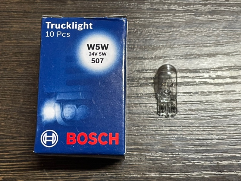 Лампа накаливания W5W 24V5W W21x95d