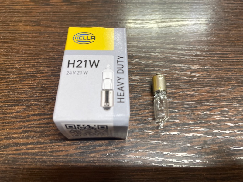 Лампа накаливания H21W 24V BAY9s