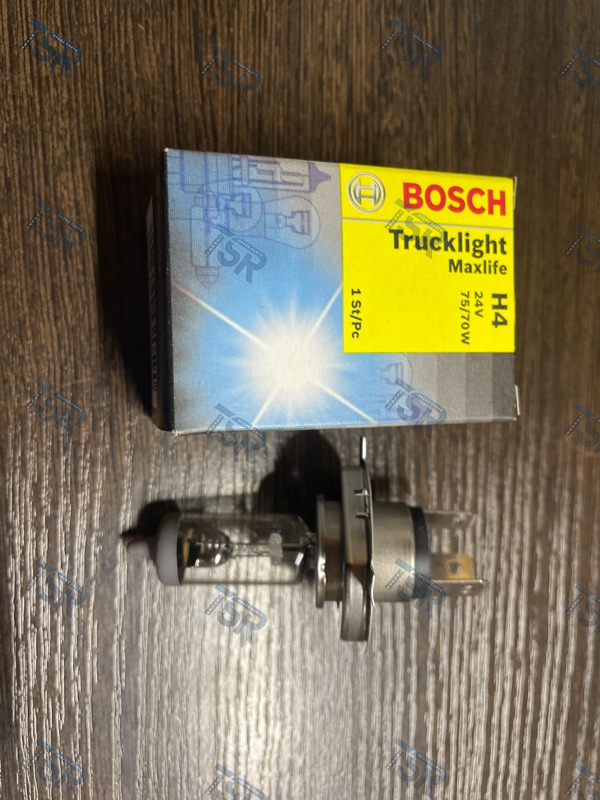 Лампа накаливания галоген H4 Trucklight Maxlife 24V 7570W P43t