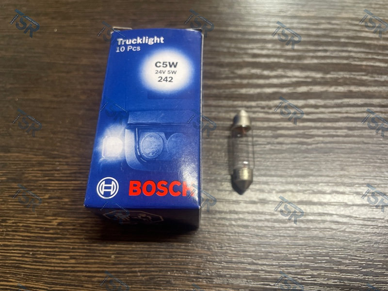 Лампа накаливания C5W 35*11 24V 5W SV8,5