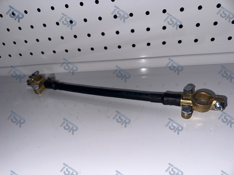 Перемычка с клеммами латунь 25см