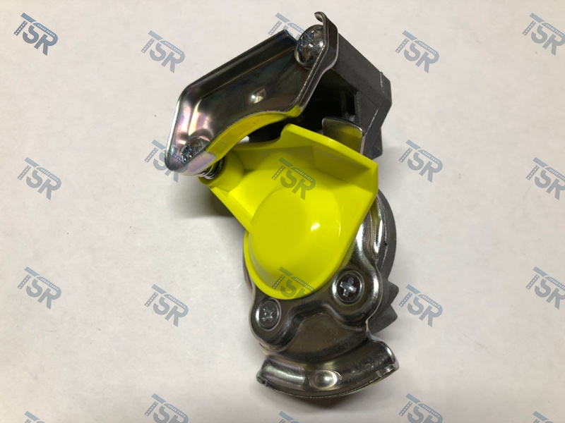 Головка соединительная с клапаном желтая M22*1.5