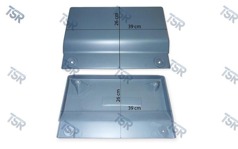 Расширитель основного дефлектора левый (серый) (XF105, XF95 euro-3)