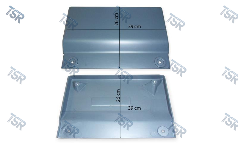 Расширитель основного дефлектора правый (серый) (XF105, XF95 euro-3)