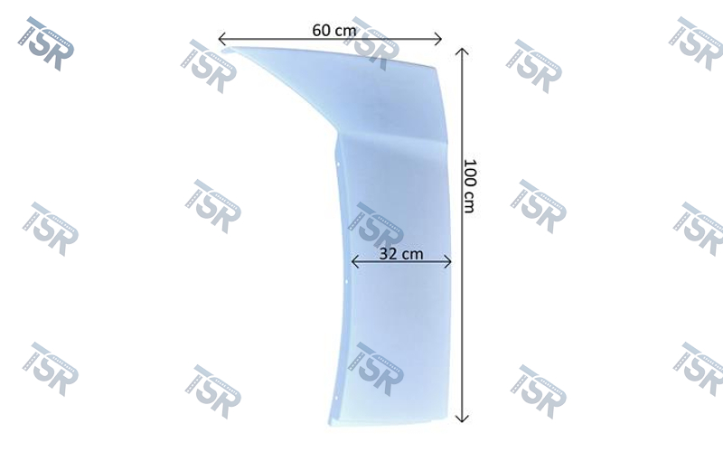 Верхний левый спойлер (XF106)