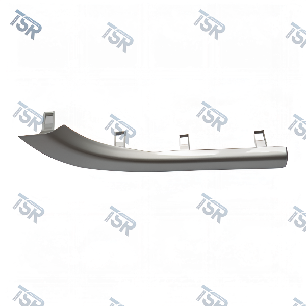 Серебристая накладка левой части бампера (XF106)