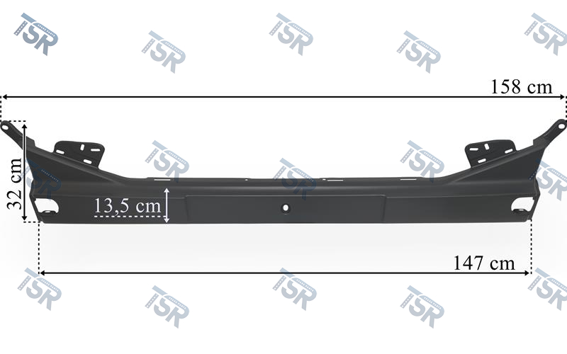 Бампер центральный (для SC1111 и SC1112 ,  выступающий) (7-series с 2017г.)