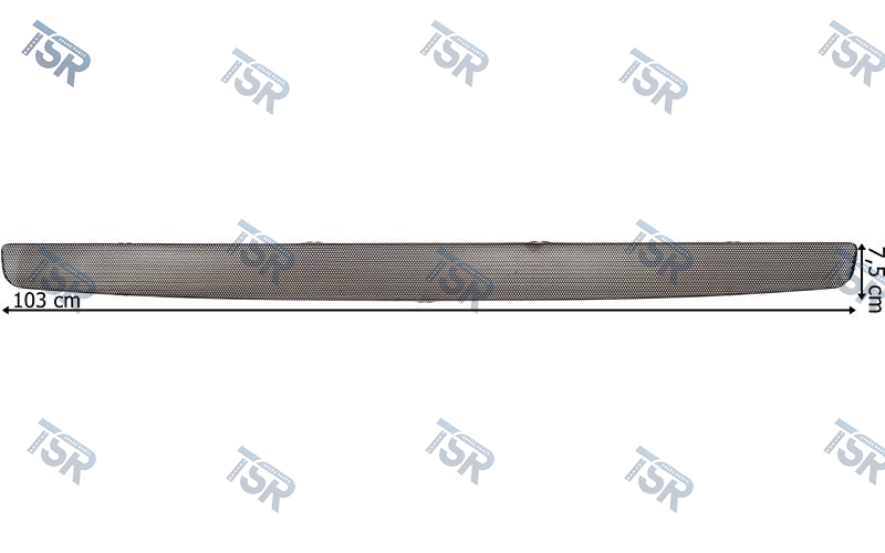 Нижняя секция решётки (нижний уровень) (5-series P Cab; 5-series R Cab)