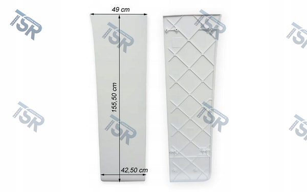 Основной левый дефлектор воздуха кабины (задний) (6-series R-G Cab)