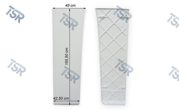 Основной правый дефлектор воздуха кабины (задний) (6-series R-G Cab)