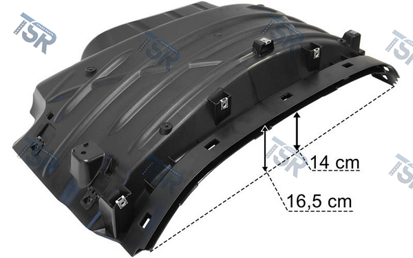 Брызговик передний верхний левый (7-series с 2017г.)