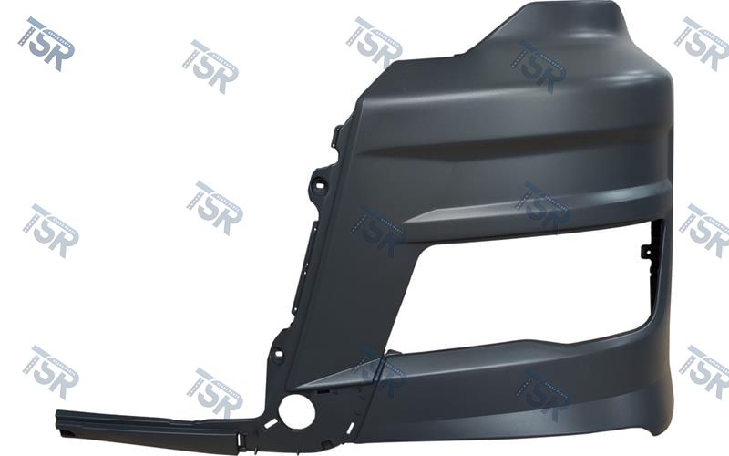 Крышка фары левая (без отверстия под омыватель, серая) (TGX TG3 с 2020г.)