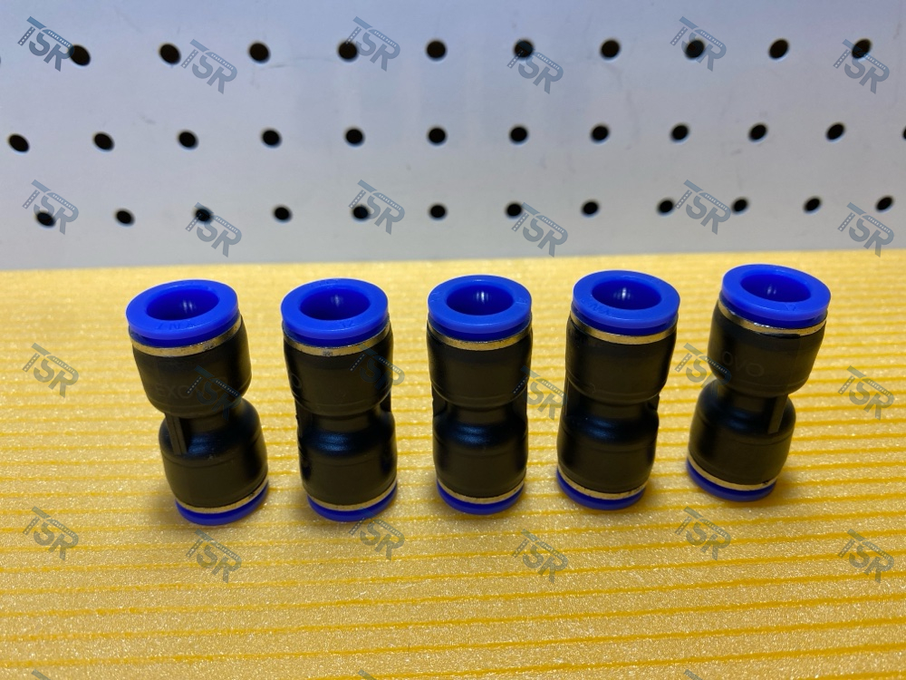 Фитинг быстросъемный 12,0*12,0 пластик (комплект 5 штук)