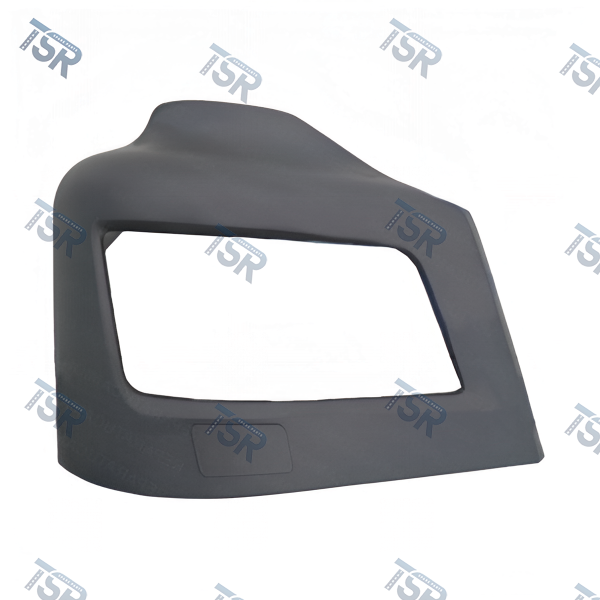 Панель фары правая (с отверстием под омыватель, серая) (TGS euro-6)