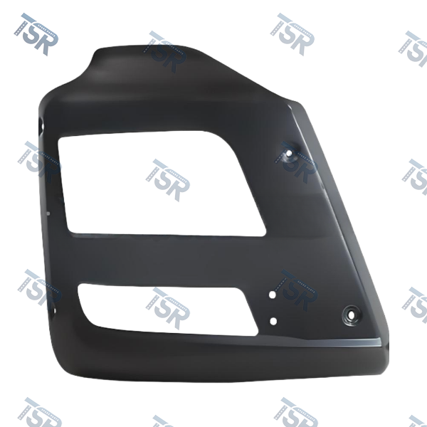 Угол бампера правый (низкий тип, стальной, цельный верхниз) (TGS euro-6)