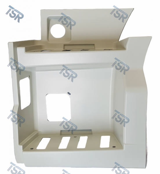 Ступень нижняя левая (серая, 3 отверстия) (TGX TG3 с 2020г.)