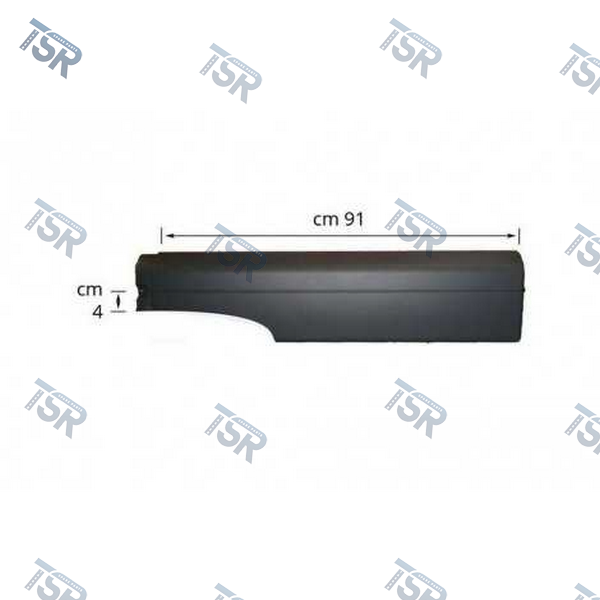 Расширитель брызговика правый длинный (91 см, с вырезом) (TGL, TGM)