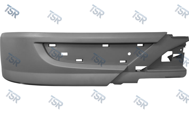 Спойлер боковой правый белый низкий 18.5 см (ACTROS MP3 MEGASPACE)