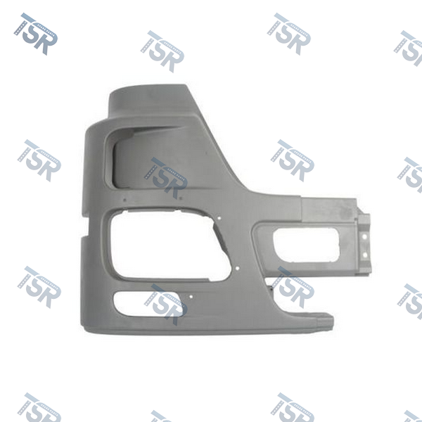 Секция бампера боковая левая, с отверстиями под омыватель фары и ПТФ (ACTROS MP2)