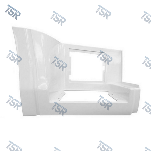 Ступень правая 41 см с отверстием (белая) (S-WAY)