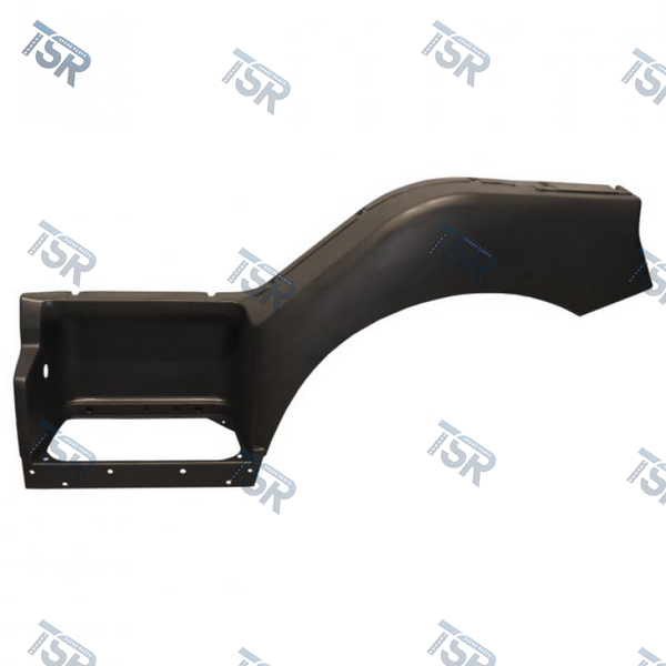 Крыло-подножка левая (7.5 т, серая) (FL FE)