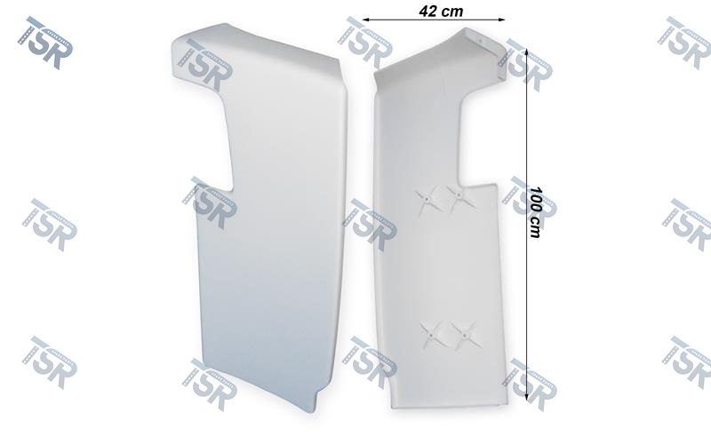 Спойлер кабины верхний левый (FH2, FM2, FH3, FM3)