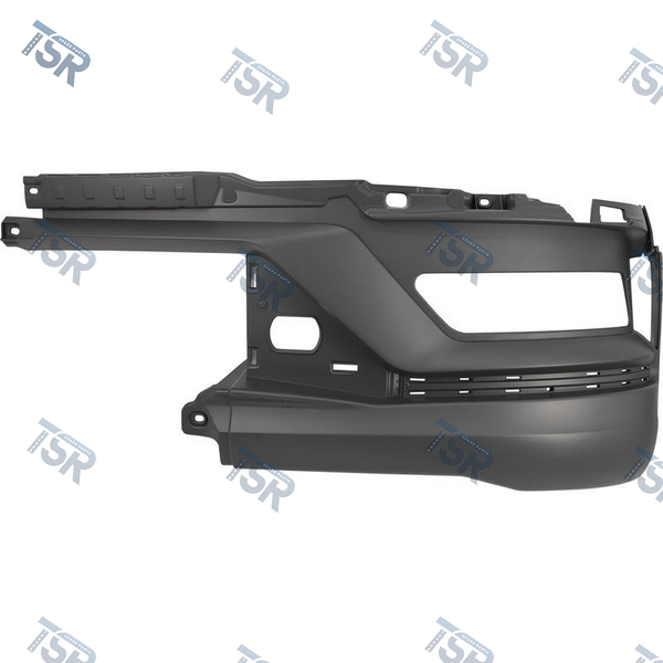 Уголок бампера нижний левый (серый) (TGS TG3 с 2020г.)