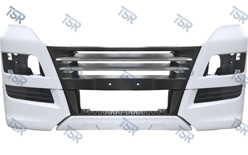 Решётка бампера (с хром-вставками) MAN TGX euro-6