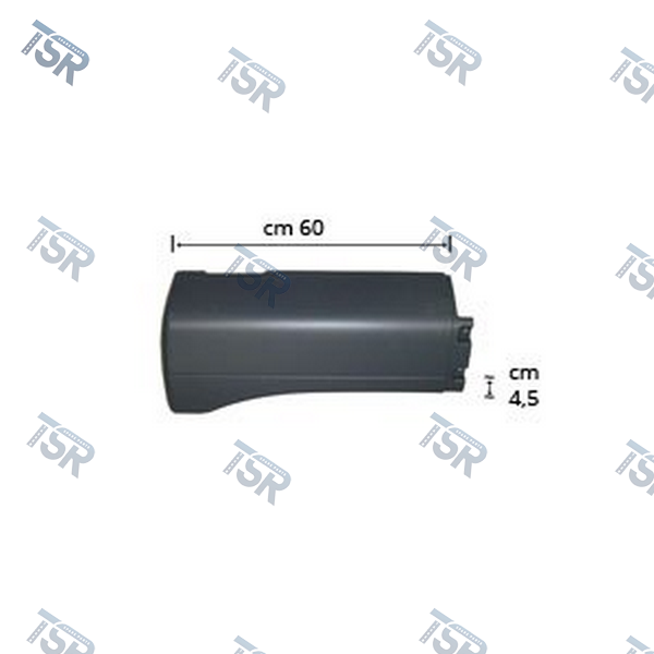 Расширитель брызговика правый (60 см) (TGA M-L-LX, TGA XL-XXL, TGS euro-6, TGS)