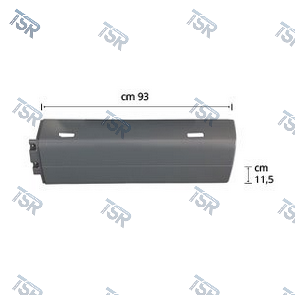 Расширитель брызговика левый (93 см) (TGA M-L-LX, TGA XL-XXL, TGS)