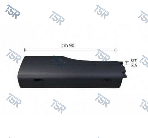 Расширитель брызговика правый (90 см) (TGA M-L-LX, TGA XL-XXL, TGS)