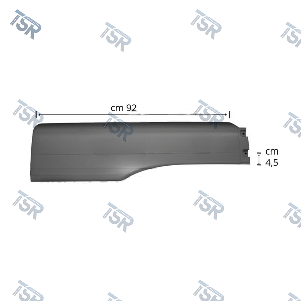 Расширитель брызговика правый (92 см) (TGA M-L-LX, TGA XL-XXL, TGS euro-6, TGS)