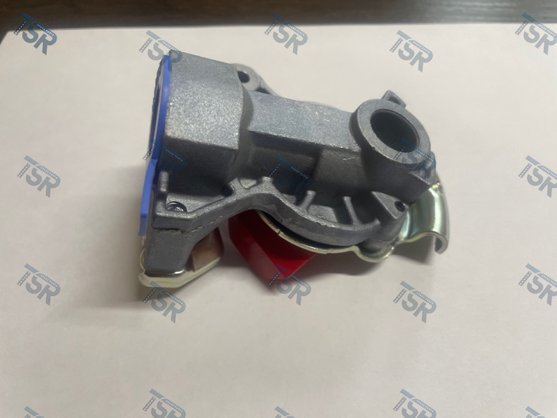 Головка соединительная 22мм красная без клапана