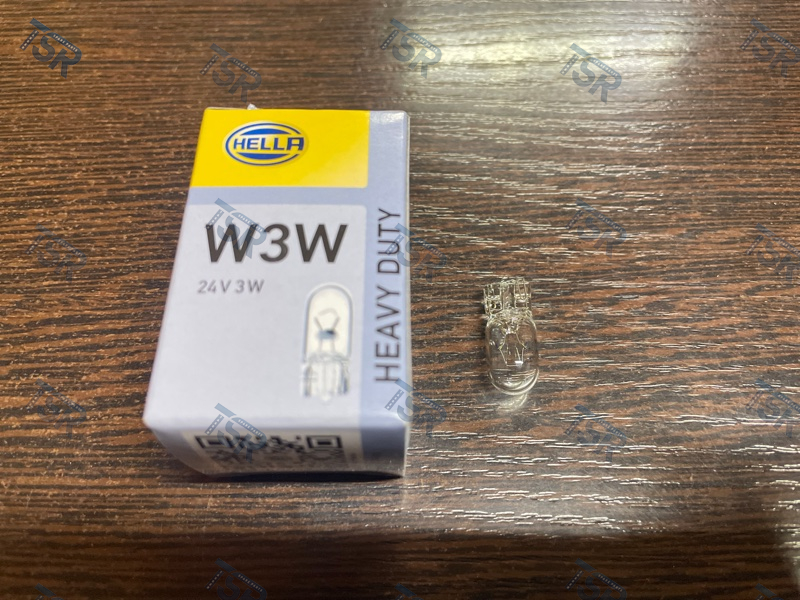 Лампа накаливания 24V 3W W2.1X9.5D